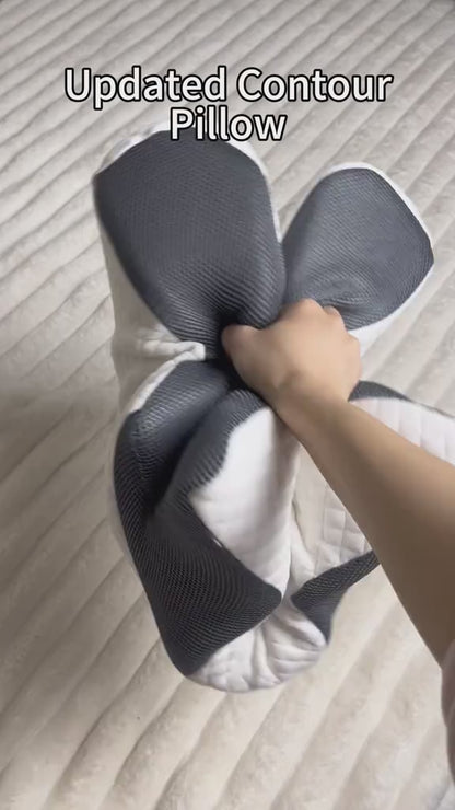 OrthoNeck™ Orthopedic Memory Foam Pillow, With Removable Case, Recommended by Orthopedists